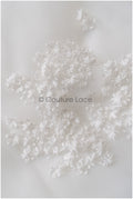 2g 3D flower lace applique/ small applique/ 3D flower applique/ patch// A24-420