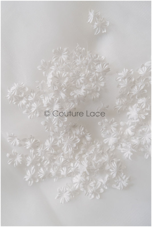 2g 3D flower lace applique/ small applique/ 3D flower applique/ patch// A24-420