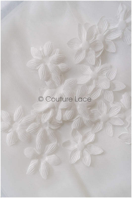 3g 3D flower lace applique/ applique/ 3D flower applique/ patch// A24-421