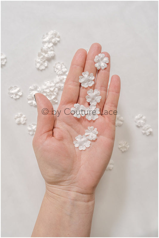 4g. 3D lace flowers/ 3D flowers sew on/ 3D flowers lace applique/ wedding dress lace applique// A24-434