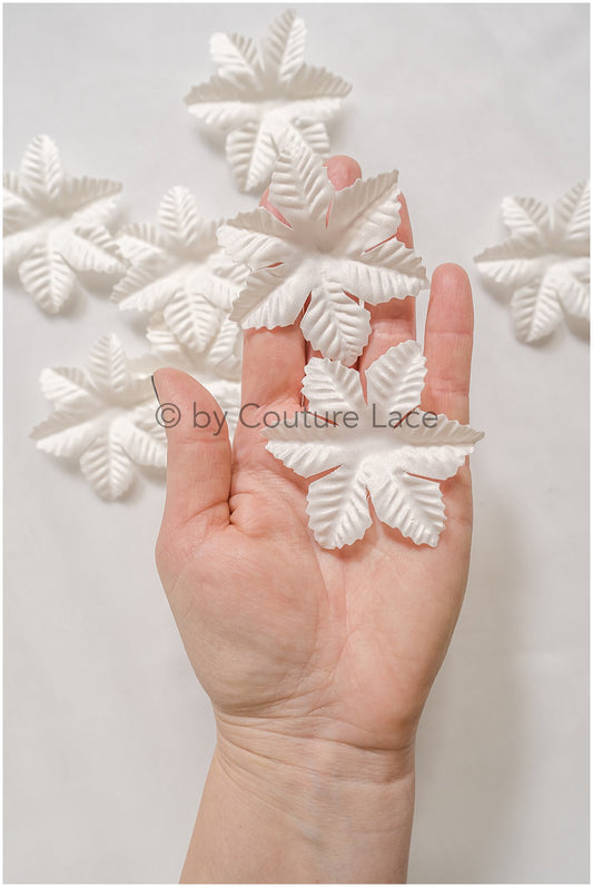 34g. 3D lace flowers/ 3D flowers sew on/ 3D flowers lace applique/ wedding dress lace applique// A24-446