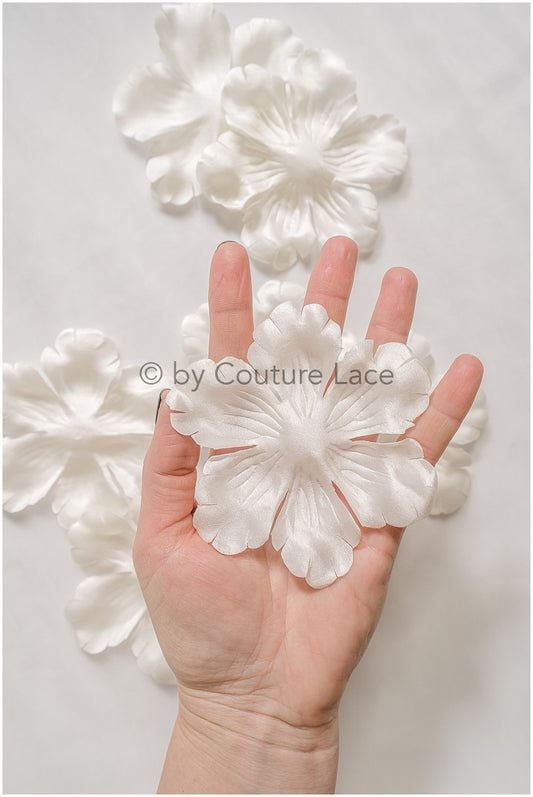3D lace flowers/ 3D flowers sew on/ 3D flowers lace applique/ wedding dress lace applique// A24-448