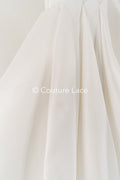 Stretch Mikado for wedding dresses – High-quality elastic fabric for creative wedding dresses | Ideal for bridal wear, christening dresses and wedding decorations/ R-197