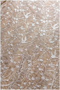 L17-020 // Einzigartiger floraler Brautspitzenstoff mit Vögeln, Blumen, Schmetterlingen, Hochzeitsspitzenstoff, Mira Zwillinger inspiriertes Ass, Brautspitze