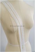 Brautspitze Borte Weiß/ Spitzenborte off-white / Braut Borte/ Spitzenborte für Brautkleid// T24-155Brautspitze Borte Weiß/ Spitzenborte off-white / Braut Borte/ Spitzenborte für Brautkleid// T24-155