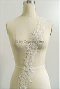 Brautspitze Borte Weiß/ Spitzenborte off-white / Braut Borte/ Spitzenborte für Brautkleid// T24-225