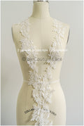 Brautspitze Borte Weiß/ Spitzenborte off-white / Braut Borte/ Spitzenborte für Brautkleid// T24-228