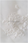 2g 3D flower lace applique/ small applique/ 3D flower applique/ patch// A24-420