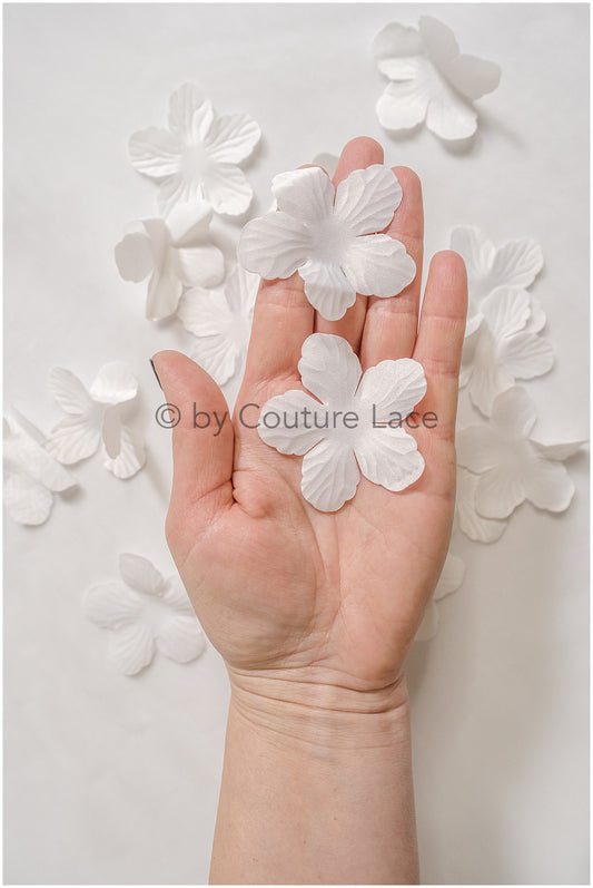 5g. 3D lace flowers/ 3D flowers sew on/ 3D flowers lace applique/ wedding dress lace applique// A24-430