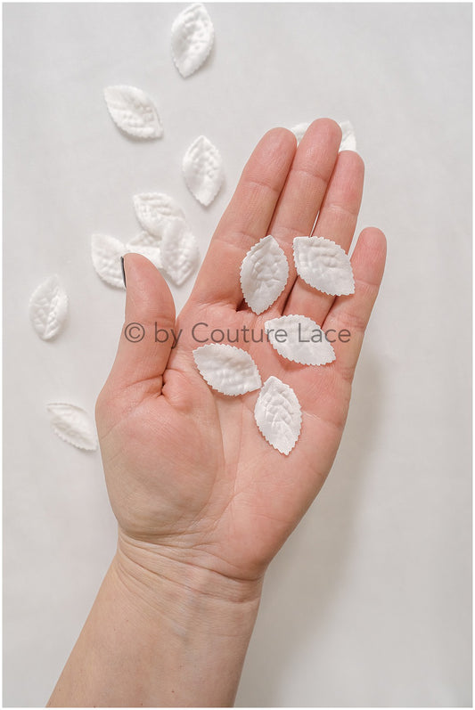 8g. 3D leaf/ 3D flowers sew on/ 3D flower lace applique/ wedding dress lace applique// A24-433