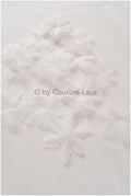 7g. 3D lace flowers/ 3D flowers sew on/ 3D flowers lace applique/ wedding dress lace applique// A24-447