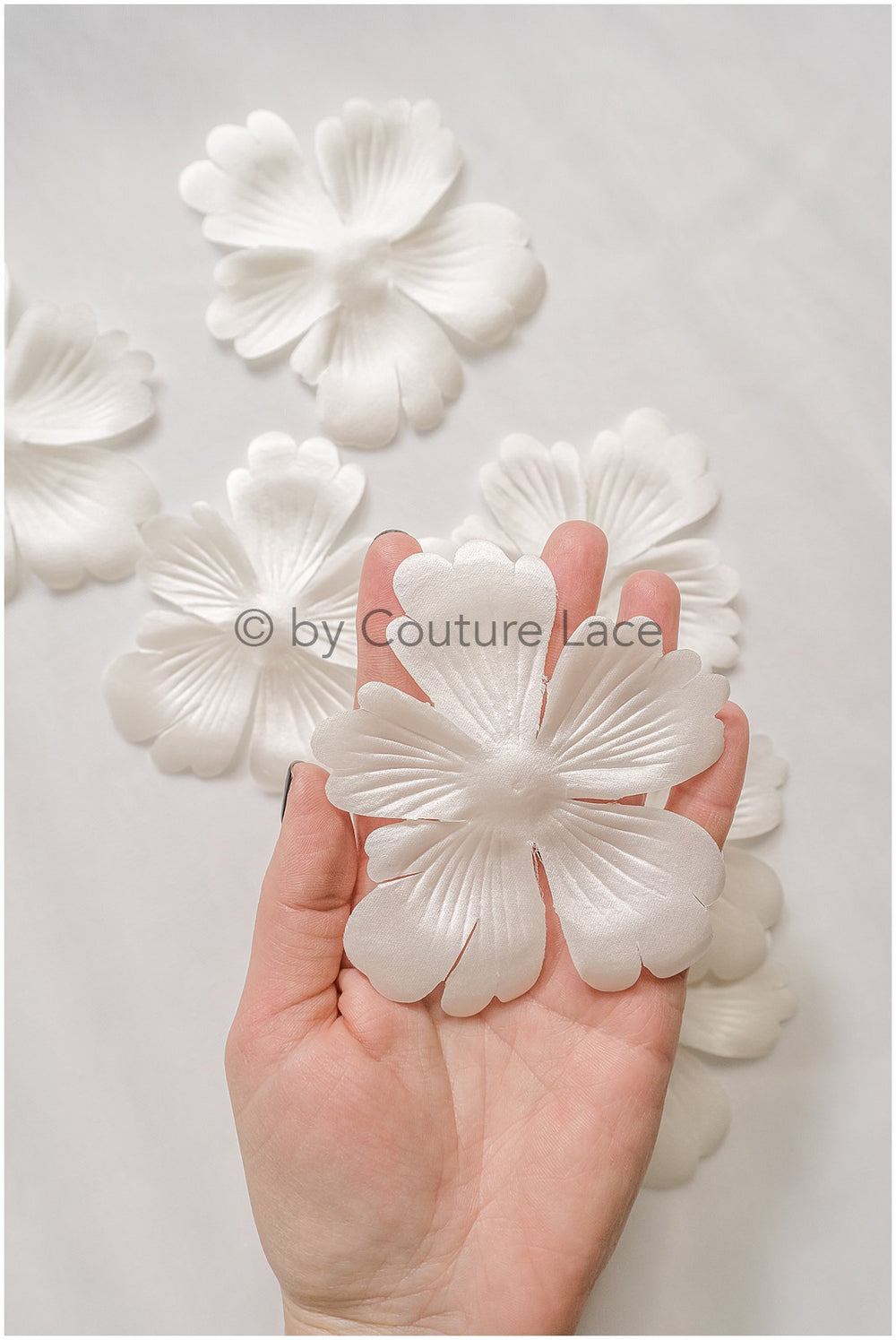3D lace flowers/ 3D flowers sew on/ 3D flowers lace applique/ wedding dress lace applique// A24-449
