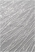 Wunderschöner Spitzenstoff mit Wellenmuster/ Couture-Spitzenstoff/ Braut-Wellen-Punkt-Spitze// L22-465