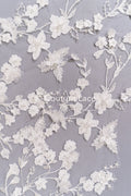 Bestickte Blumen Applikation/ Blumen Spitzen Applikationen/ romantische Blumen Spitze für Brautkleider // A25-472