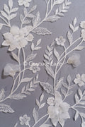 3D Blumen Applikationen für Brautkleider // A25-473