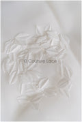2g 3d leaf lace applique/ leaves applique/ 3D flower leaf applique/ patch// A24-419