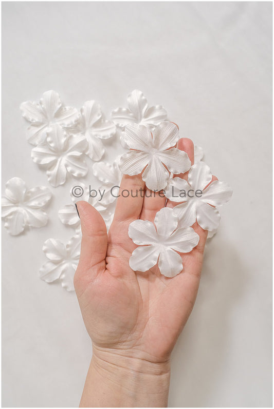 33g. 3D lace flowers/ 3D flowers sew on/ 3D flowers lace applique/ wedding dress lace applique// A24-440