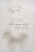 20g. 3D lace flowers/ 3D flowers sew on/ 3D flowers lace applique/ wedding dress lace applique// A24-445