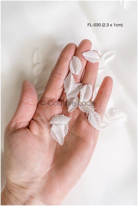 2g 3d leaf lace applique/ leaves applique/ 3D flower leaf applique/ patch// A24-419