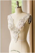 Kristall-Halskette, Braut-Halskette, Hochzeitsschmuck, Strass-Halskette, Handbeaded Swarovski Halskette// E-013