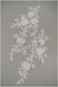 3D Blume Spitzen Applikation, 3D Blumen Applikation, Lace Blumen Applikation, Spitzen Applikation, 3D Brautkleid Spitzen Applikation, Braut Lacepatch// A21-238