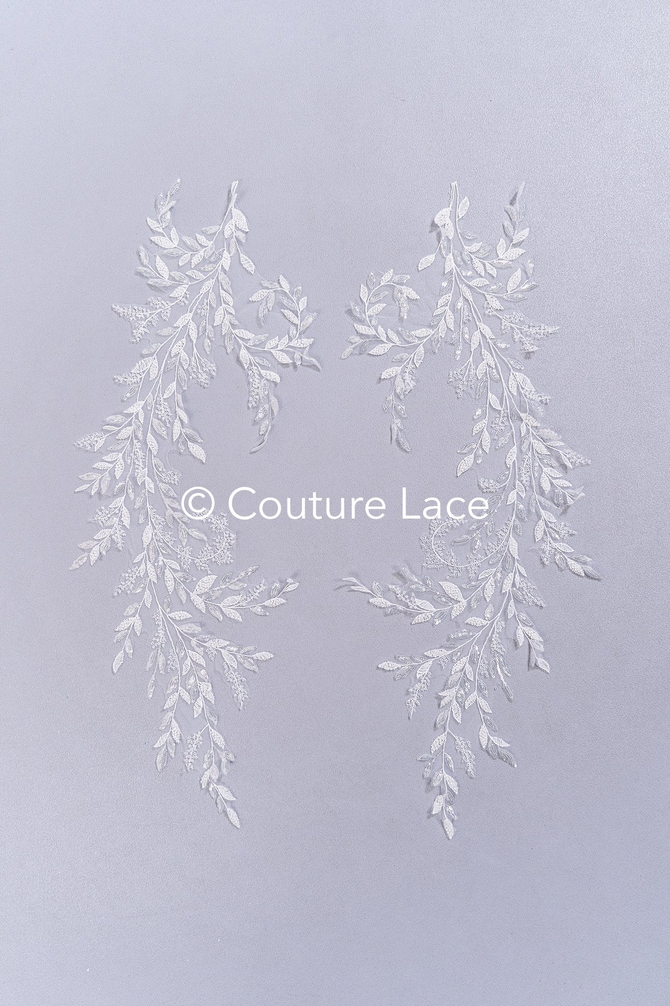 Perlen Applikationen für Brautkleid Off-White/ Blumenspitzen Aufnäher/ bestickte Spitzenapplikationen/ Spitzenapplikationen// A24-216B