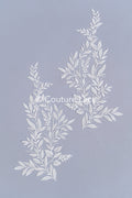 Applikation mit Perlen & Pailletten/ Hochzeitskleid Spitzenapplikation/ Braut Applikation// A24-002