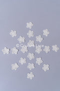 3D Blumen zum Aufnähen/ Brautblume mit Perlen und Pailletten/ 3D Blumen für das Brautkleid// A24-375 (1Pck=20 Stk)