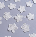 3D Blumen zum Aufnähen/ Brautblume mit Perlen und Pailletten/ 3D Blumen für das Brautkleid// A24-375 (1Pck=20 Stk)