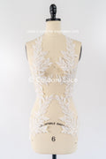Elegante Braut-Spitzenapplikation/ einzigartige Brautkleid-Verzierungen für Ihren großen Tag// A24-392