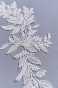 Elegante Braut-Spitzenapplikation/ einzigartige Brautkleid-Verzierungen für Ihren großen Tag// A24-392