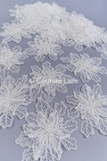 TEMPLATE - Elegant bridal lace applique/ unique wedding dress embellishments for your big day