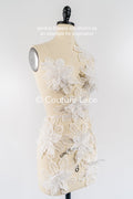 TEMPLATE - Elegant bridal lace applique/ unique wedding dress embellishments for your big day