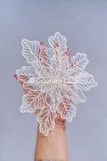 TEMPLATE - Elegant bridal lace applique/ unique wedding dress embellishments for your big day