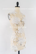 TEMPLATE - Elegant bridal lace applique/ unique wedding dress embellishments for your big day