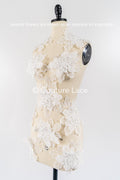 TEMPLATE - Elegant bridal lace applique/ unique wedding dress embellishments for your big day