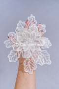 TEMPLATE - Elegant bridal lace applique/ unique wedding dress embellishments for your big day