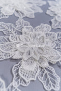 TEMPLATE - Elegant bridal lace applique/ unique wedding dress embellishments for your big day