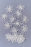 TEMPLATE - Elegant bridal lace applique/ unique wedding dress embellishments for your big day