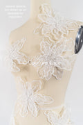 TEMPLATE - Elegant bridal lace applique/ unique wedding dress embellishments for your big day