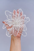 TEMPLATE - Elegant bridal lace applique/ unique wedding dress embellishments for your big day