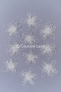 TEMPLATE - Elegant bridal lace applique/ unique wedding dress embellishments for your big day