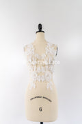 3D flower appliqués for wedding dresses/ wedding dress lace flowers // A25-479