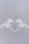 3D flower appliqués for wedding dresses/ wedding dress lace flowers // A25-484