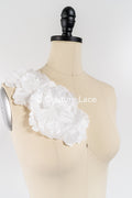 3D Blumen zum Aufnähen/ einzigartige 3D-Blumen für Brautkleid-Verzierungen/ 3D-Blumen zum Aufnähen// A24-457