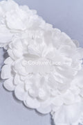 3D Blumen zum Aufnähen/ einzigartige 3D-Blumen für Brautkleid-Verzierungen/ 3D-Blumen zum Aufnähen// A24-457