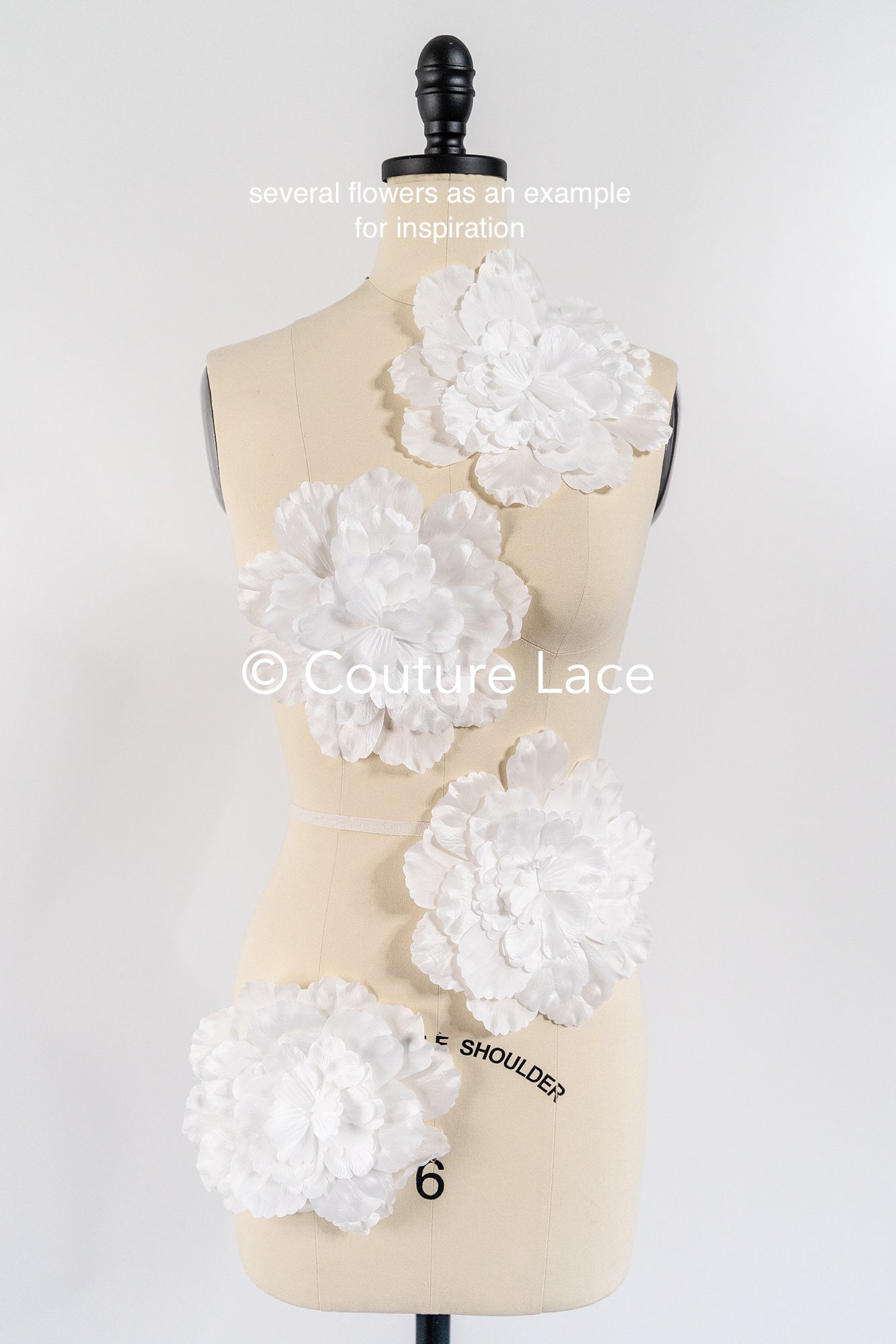 TEMPLATE - Elegant bridal lace applique/ unique wedding dress embellishments for your big day