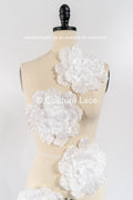 TEMPLATE - Elegant bridal lace applique/ unique wedding dress embellishments for your big day