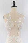 TEMPLATE - Elegant bridal lace applique/ unique wedding dress embellishments for your big day