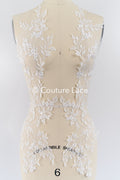 TEMPLATE - Elegant bridal lace applique/ unique wedding dress embellishments for your big day